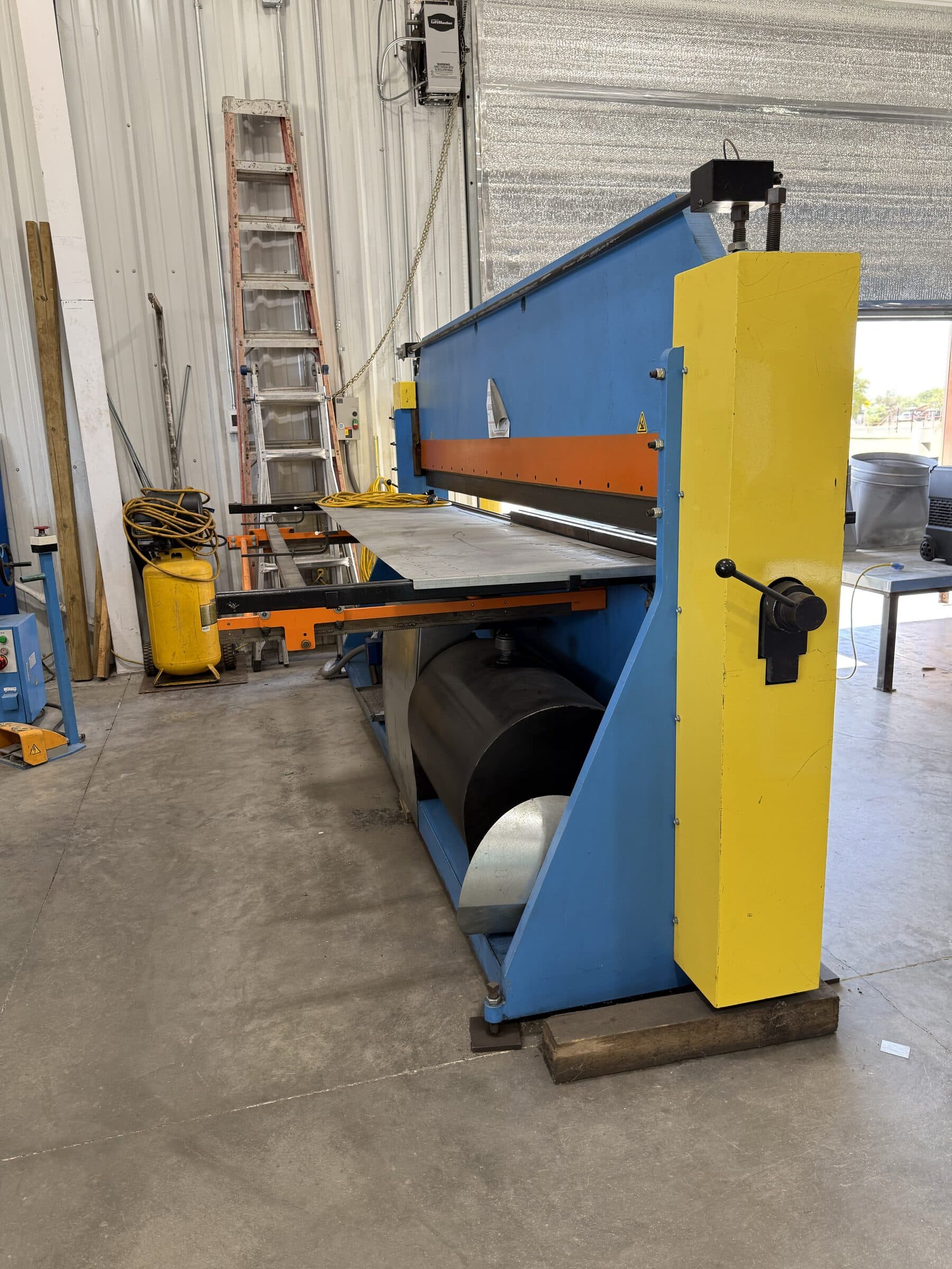 Dedicated sheet metal fabrication equipment station